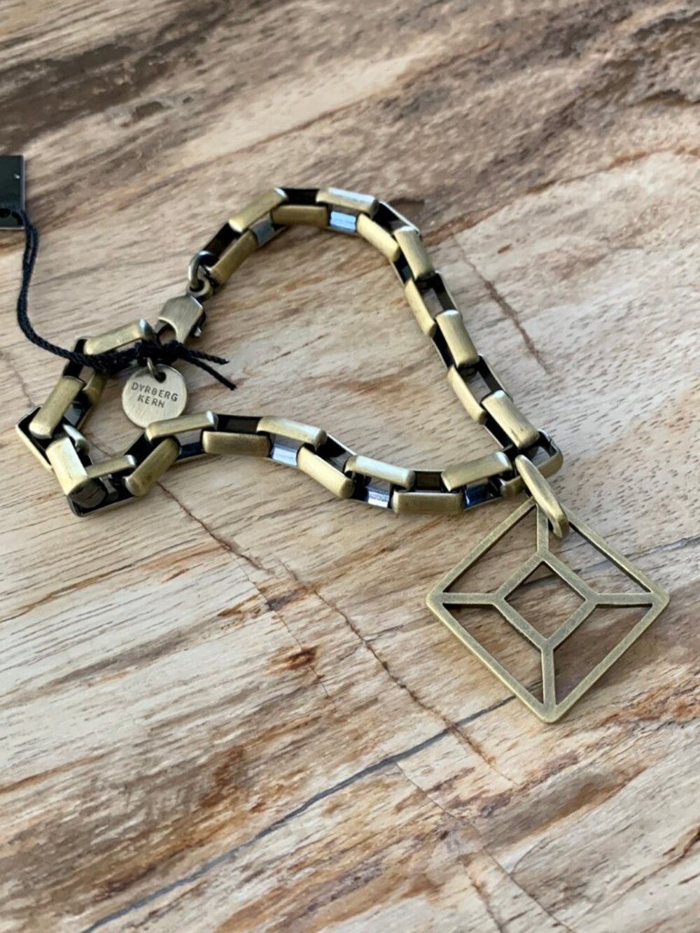 Dyrberg/Kern Trude rectangular link bracelet